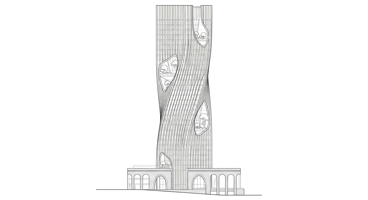 Corporate Tower — Riyadh Skyline — 06-elevation-n