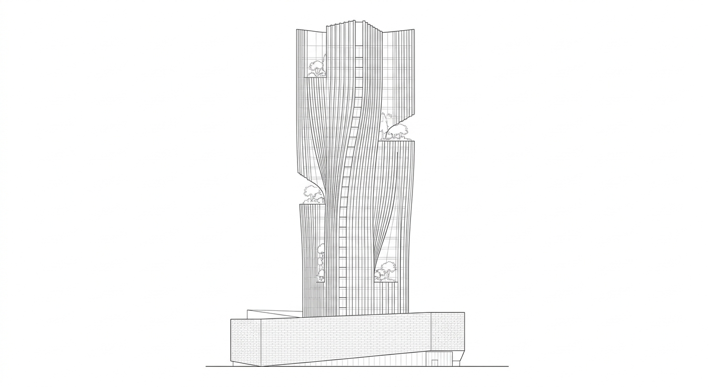 Corporate Tower — Riyadh Skyline — 07-elevation-s