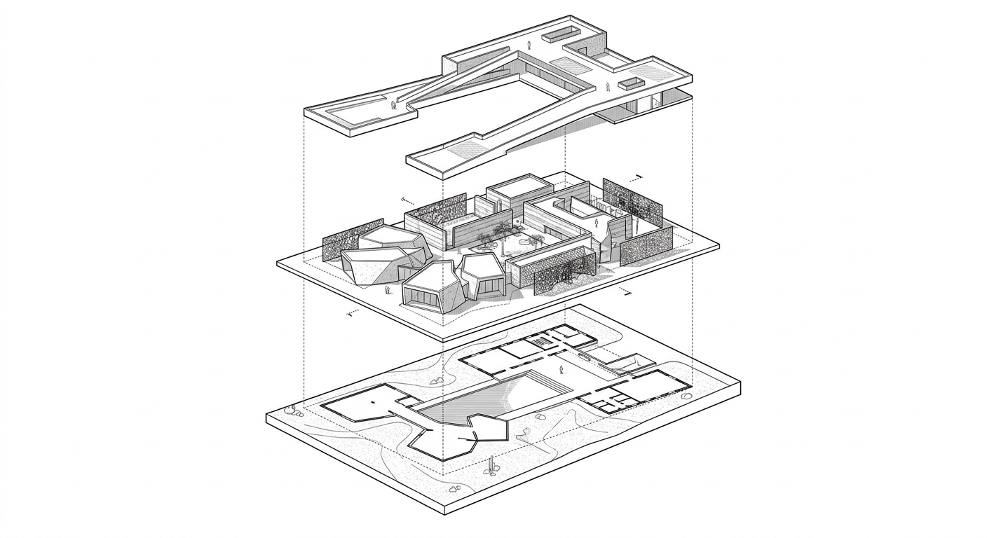 Cultural Center — Heritage Reinterpreted — 08-axonometric