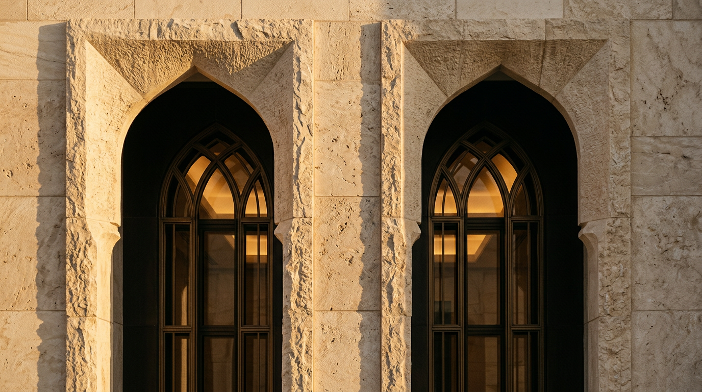 Iwan Square — façade detail