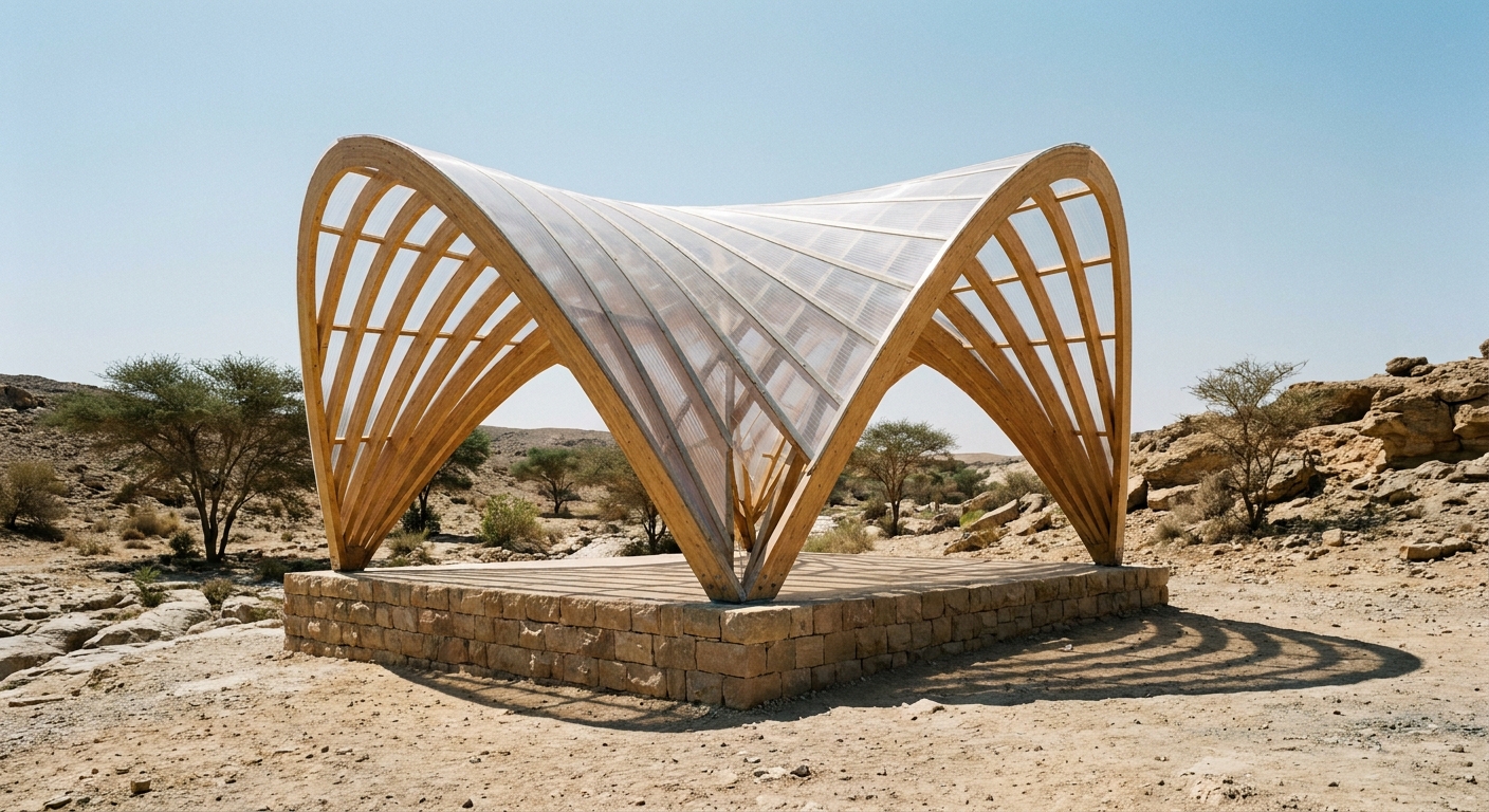 Timber Pavilion — Garden Retreat — 02-day