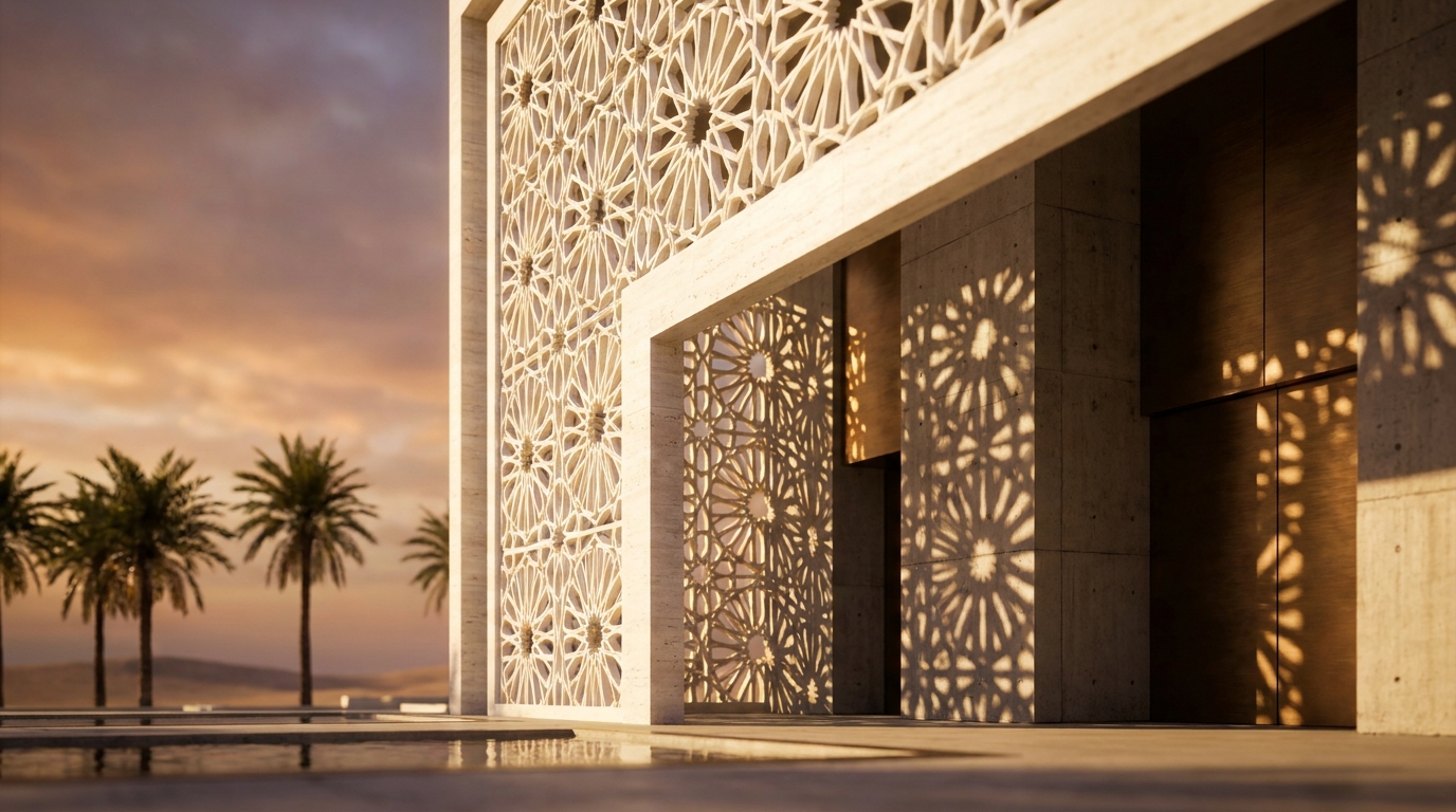 Contemporary Mosque — Light & Mass — 06-detail