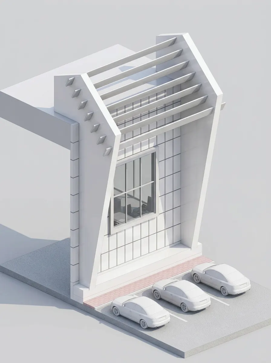 Single façade module