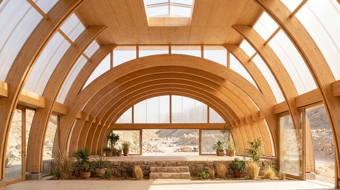 Timber Pavilion — Garden Retreat — interior 01-main
