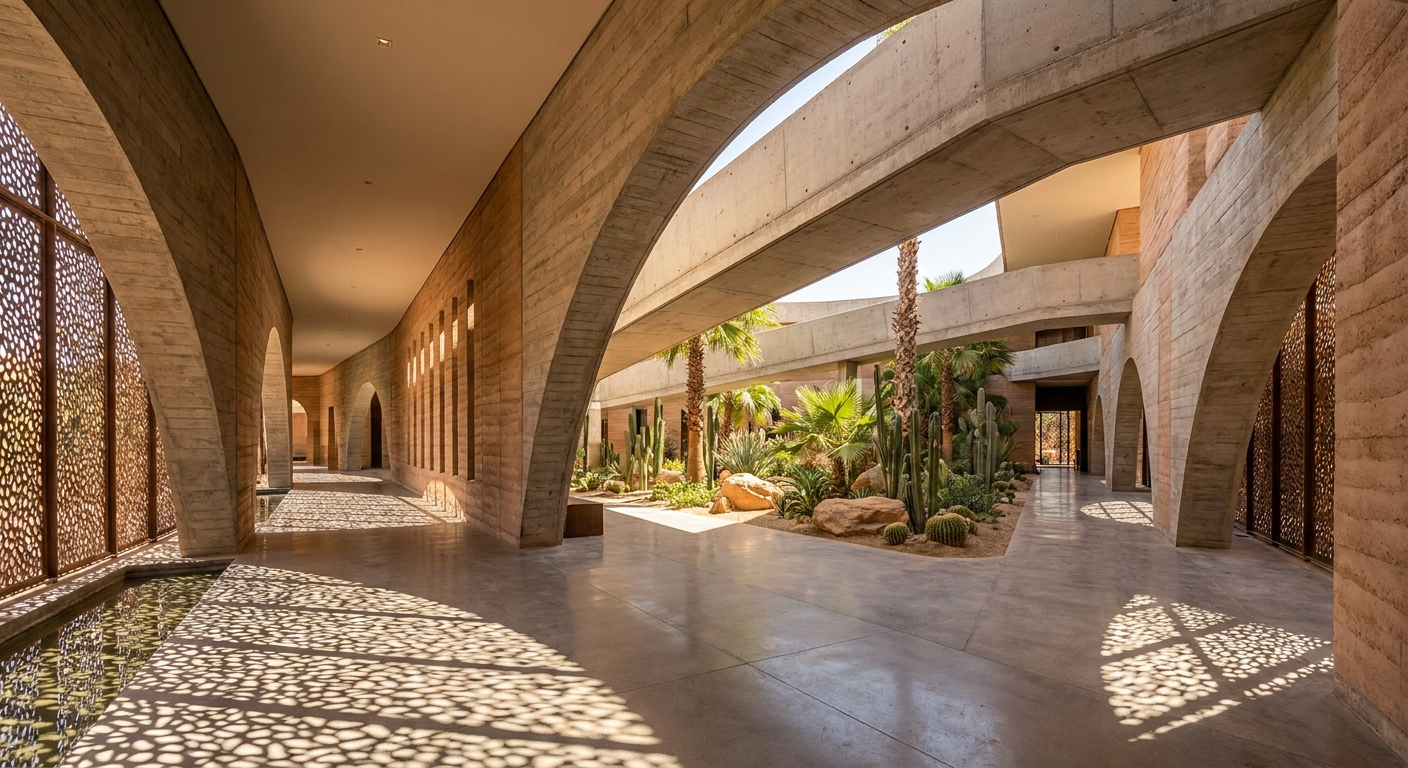 Cultural Center — Heritage Reinterpreted — interior 04-corridor
