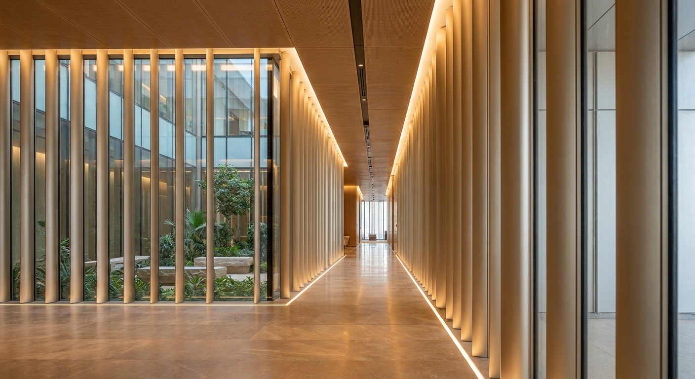 Corporate Tower — Riyadh Skyline — interior 04-corridor