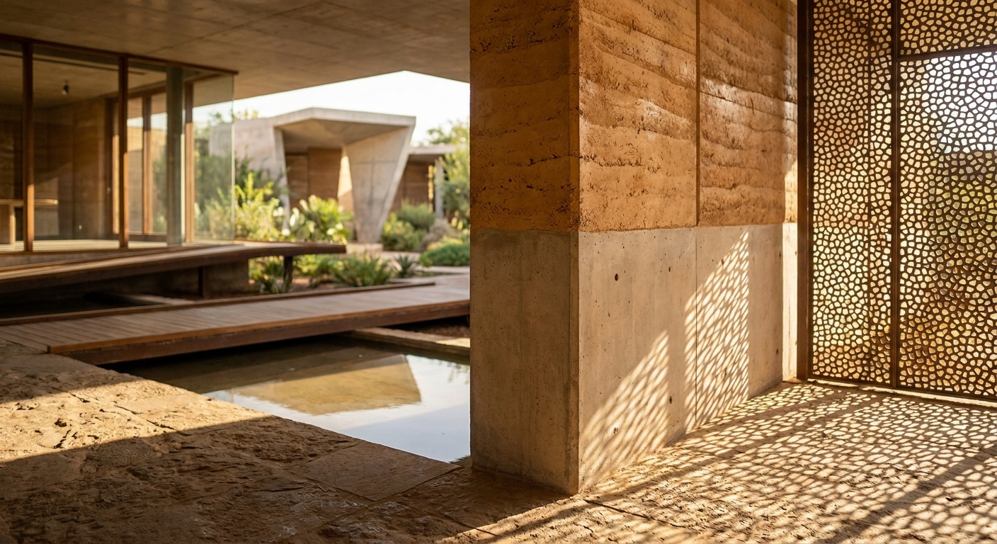 Cultural Center — Heritage Reinterpreted — interior 05-material