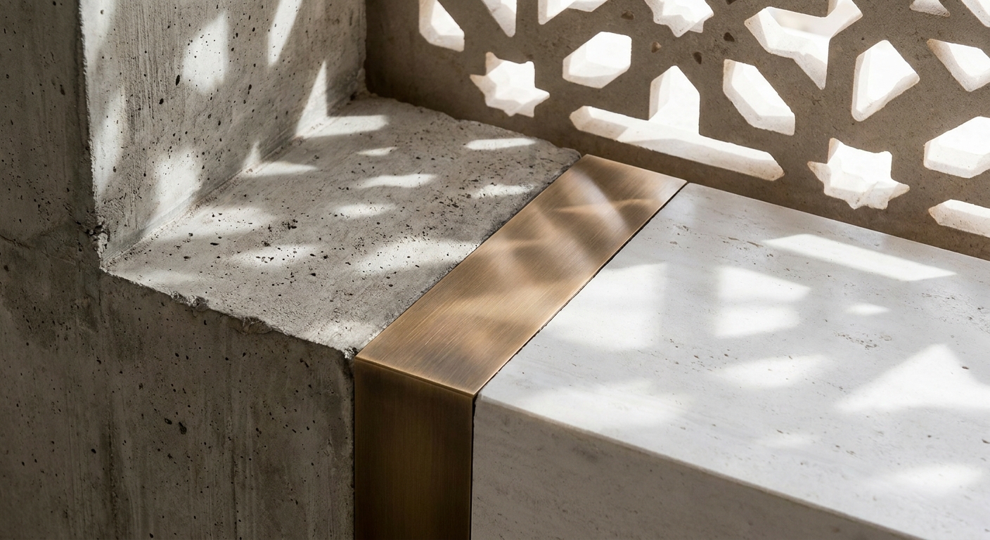 Contemporary Mosque — Light & Mass — interior 05-material