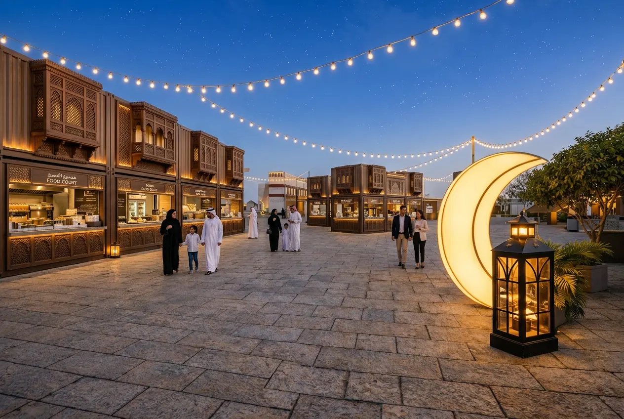 F&B Courtyard — Crescent Moon