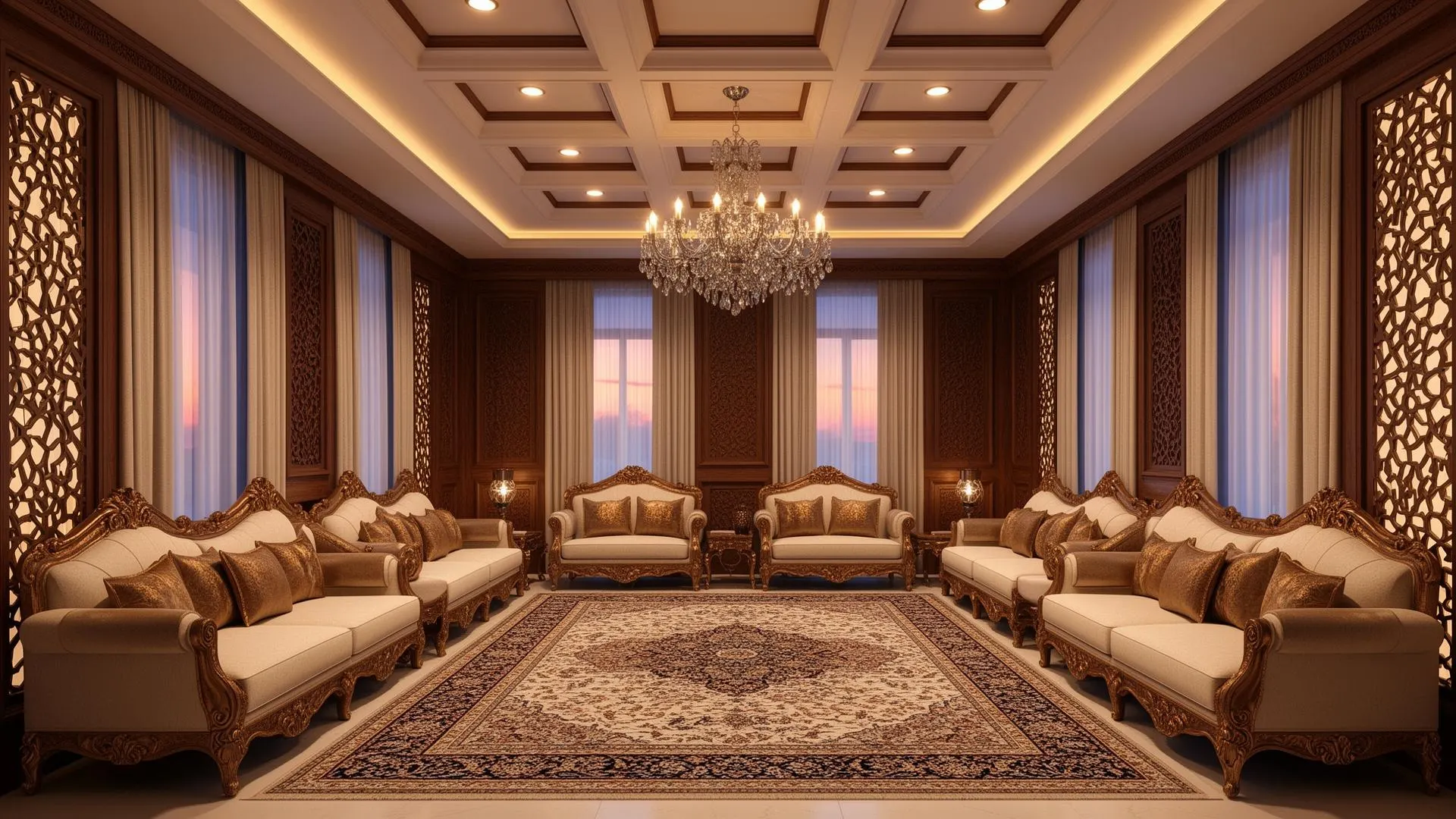 Men's majlis interior