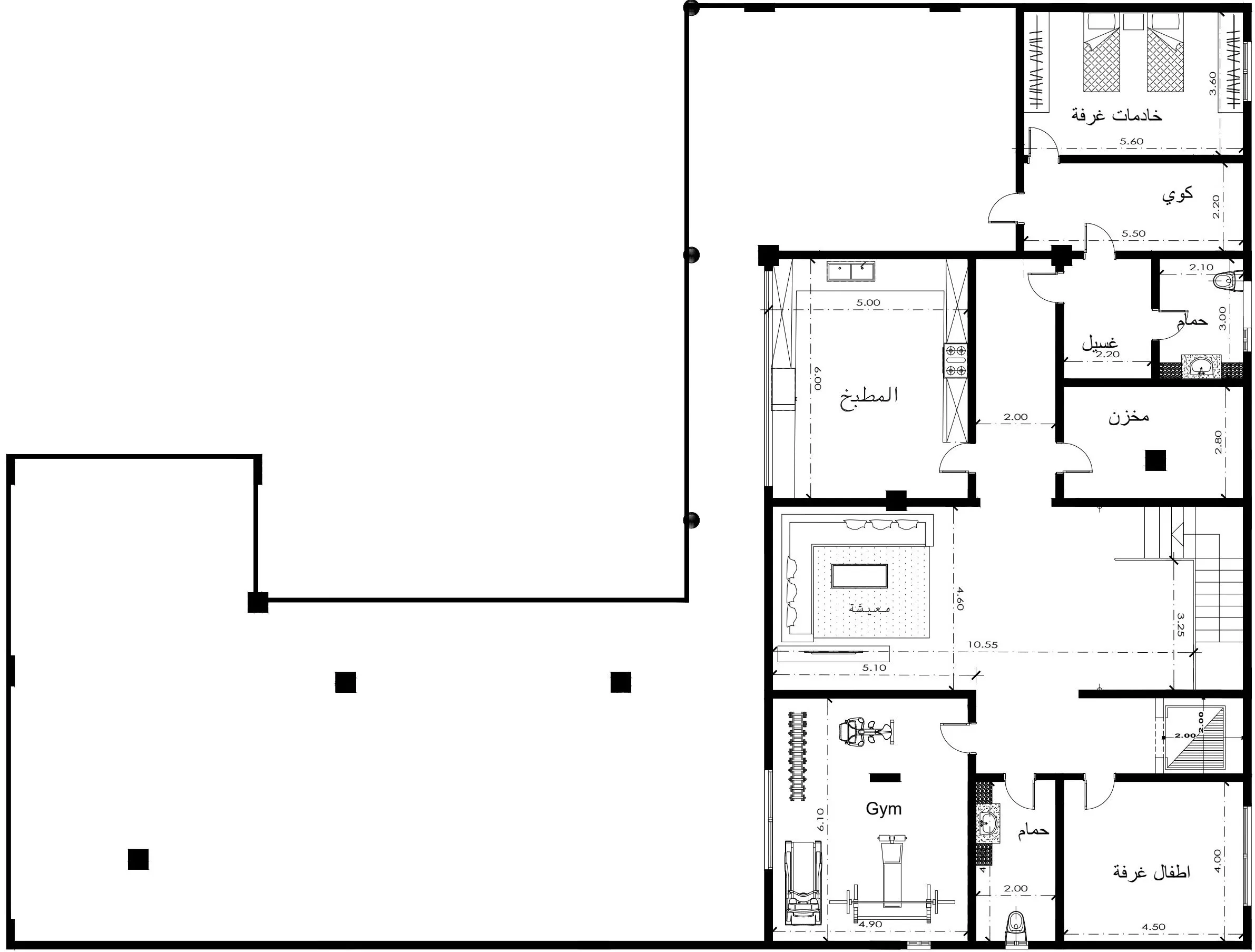 Roof floor plan